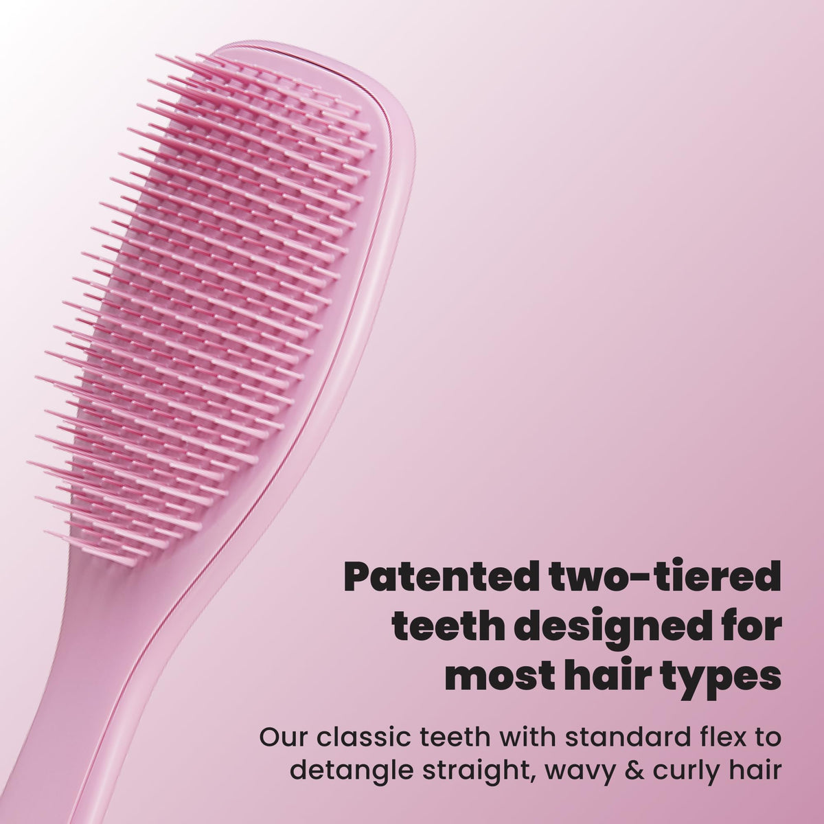 Détails des dents de la brosse TANGLE TEEZER Rosebud