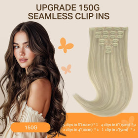 Détails des extensions de cheveux DOORES avec Invisi Edge