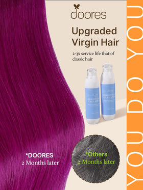 Détails des extensions de cheveux DOORES, couleur balayage