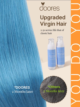 Détails des extensions de cheveux DOORES, ruban adhésif transparent