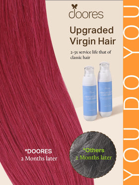 Détails des extensions de cheveux DOORES tape in en couleur balayage