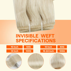 Détails des extensions de cheveux Full Shine avec texture soyeuse