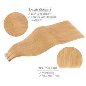 Détails des extensions de cheveux Wennalife avec bandes adhésives