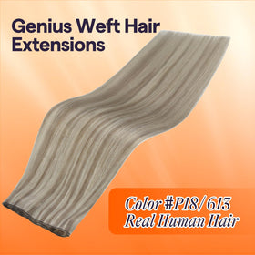 Détails des extensions Full Shine montrant la texture et la qualité des cheveux