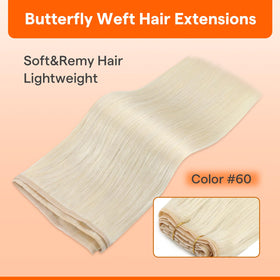 Détails des extensions Full Shine OVA avec texture douce