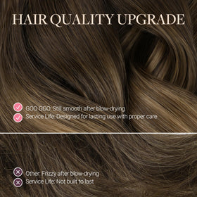 Détails des extensions GOO GOO avec ruban adhésif imperméable