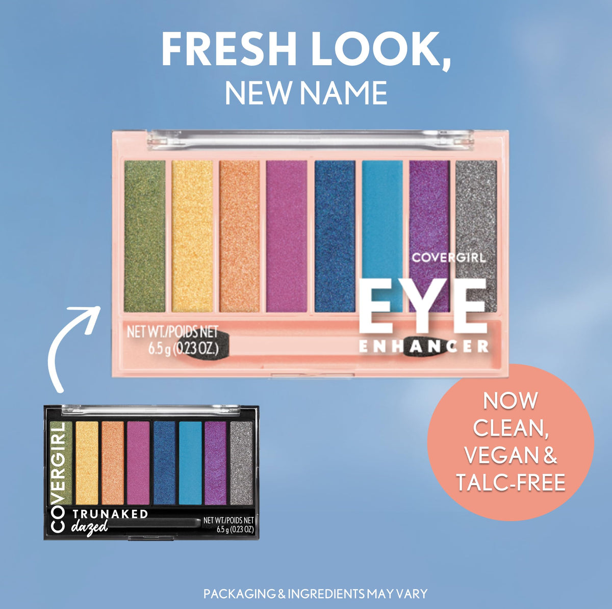 Détails des fards irisés de la palette COVERGIRL 835 Dazed