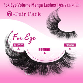 Détails des faux cils EYDEVRO Fluffy D Curl