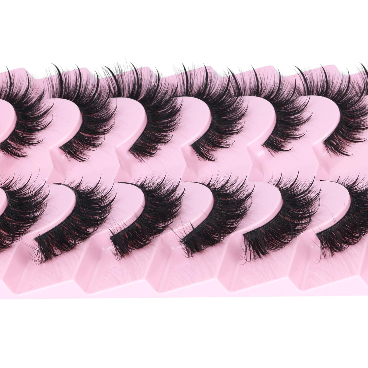 Détails des faux cils EYDEVRO Wet Cat Eye avec pointes