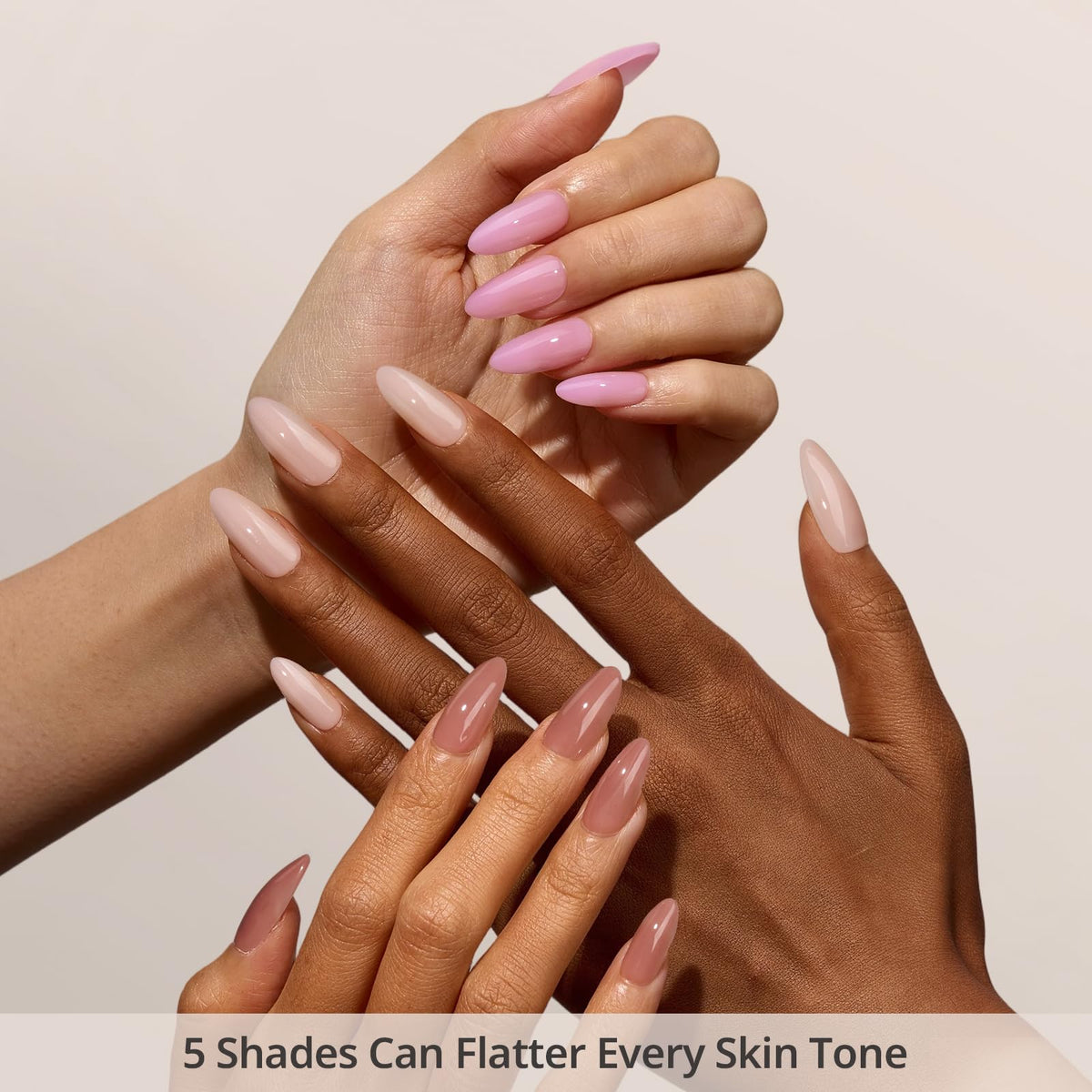 Détails des faux ongles nude BTARTBOXNAILS