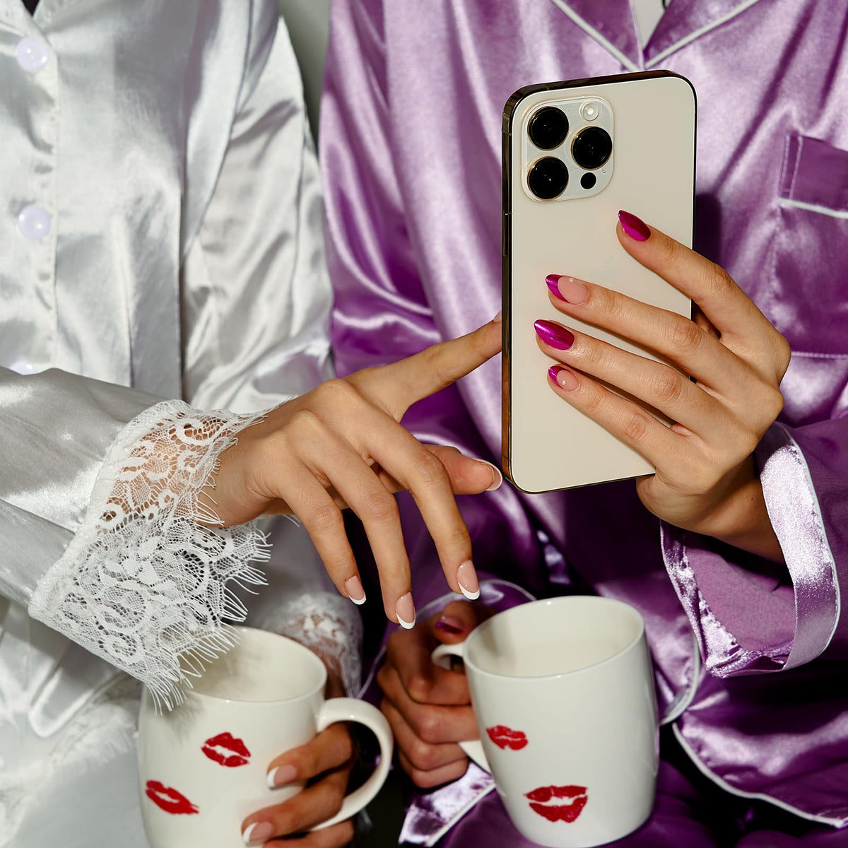 Détails des faux ongles press-on BTArtbox Chic Twins