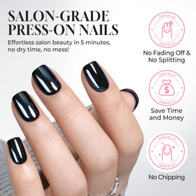 Détails des faux ongles UNA GELLA, zone de cuticule fine