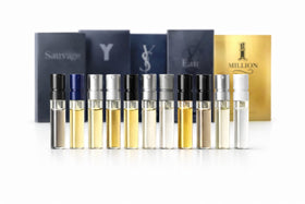 Détails des flacons d'échantillons de parfums pour hommes