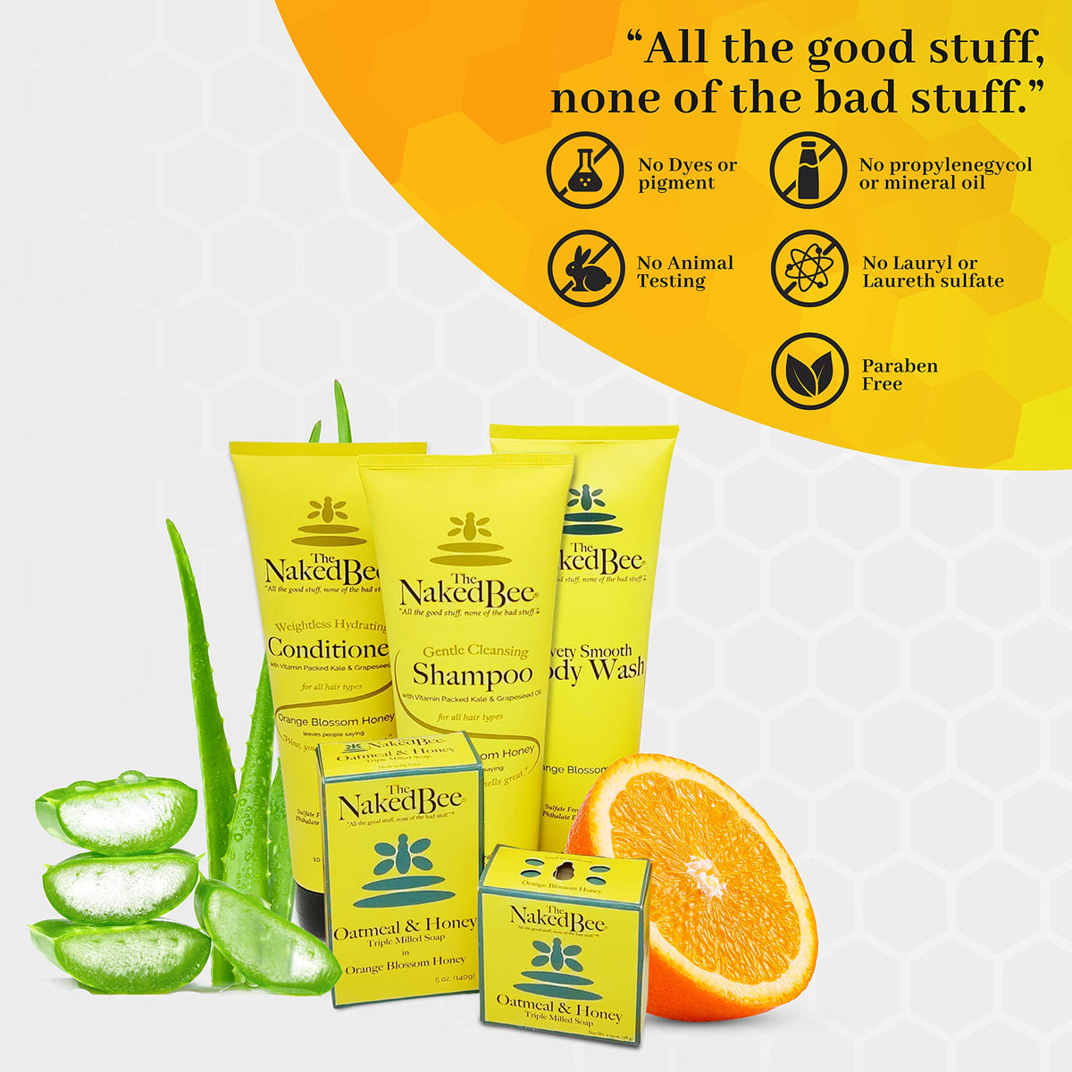 Détails des ingrédients de la Lotion Hydratante The Naked Bee