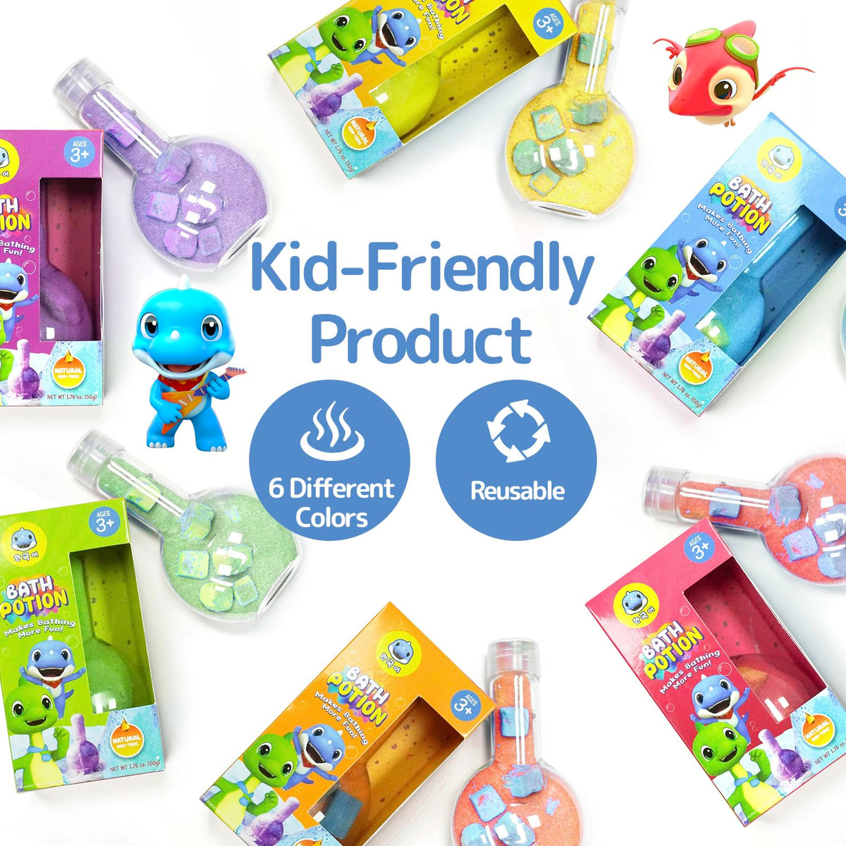 Détails des ingrédients des potions de bain SWCANDY