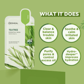 Détails des ingrédients du Masque en Tissu MEDIHEAL