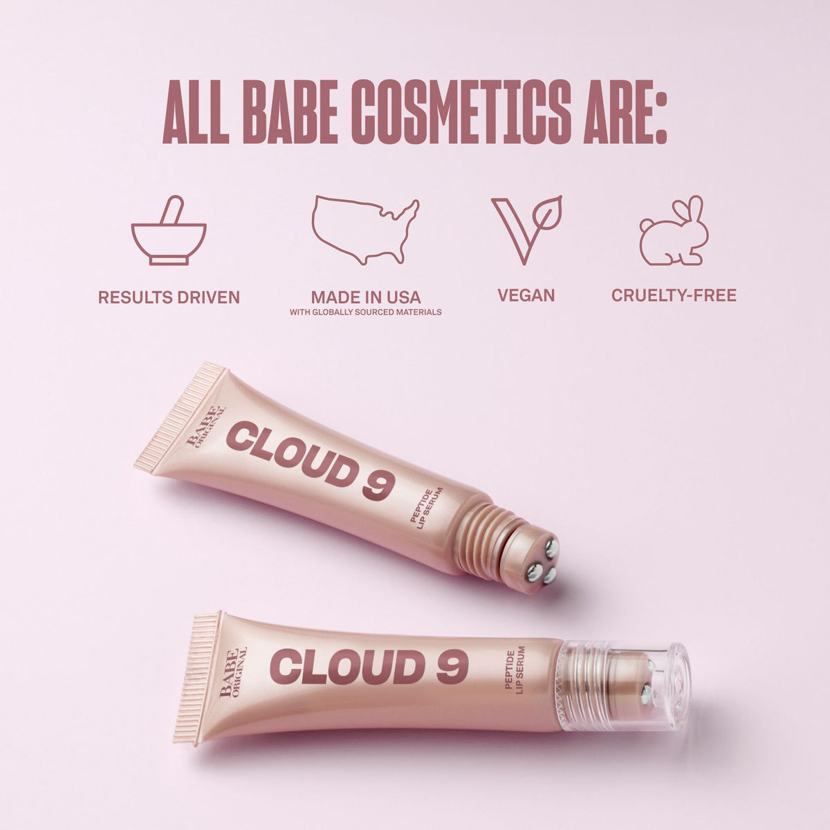 Détails des ingrédients du sérum à lèvres Cloud 9