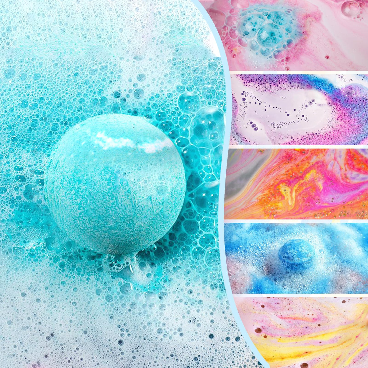 Détails des jouets surprises à l'intérieur des bombes de bain