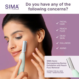 Détails des lames de dermaplanage du rasoir SIMA