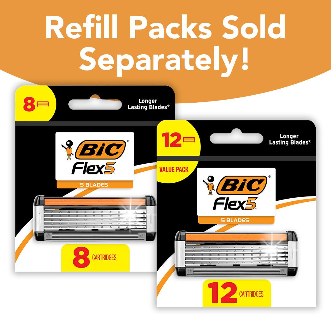 Détails des lames flexibles du BIC Flex 5