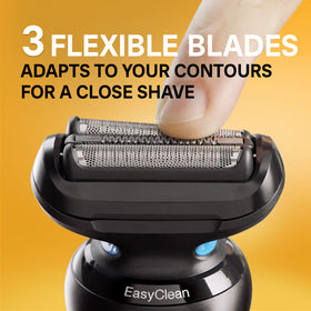 Détails des lames flexibles du Braun Série 5 5120s