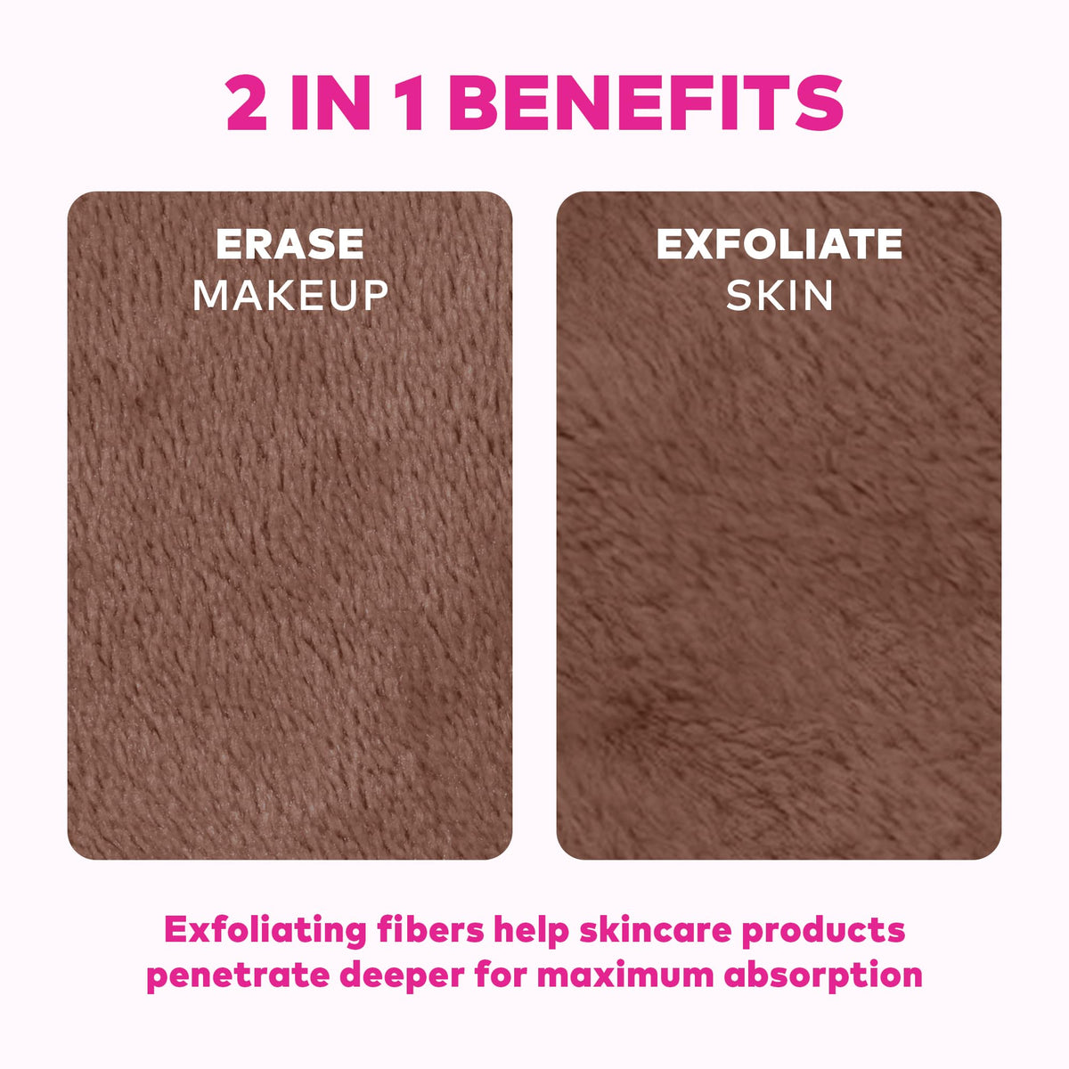 Détails des matériaux doux de l'éponge MakeUp Eraser