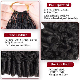 Détails des mèches de cheveux crochet Lolly Hair