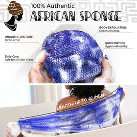 Détails des nœuds de l'éponge luffa RelaxScene