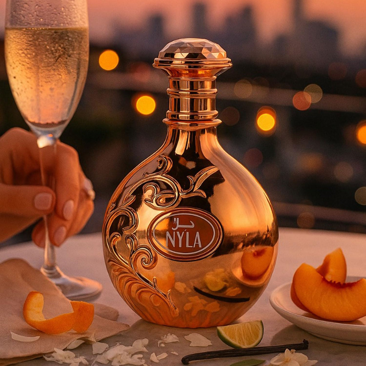 Détails des notes de parfum ARABIYAT Nyla 80ml