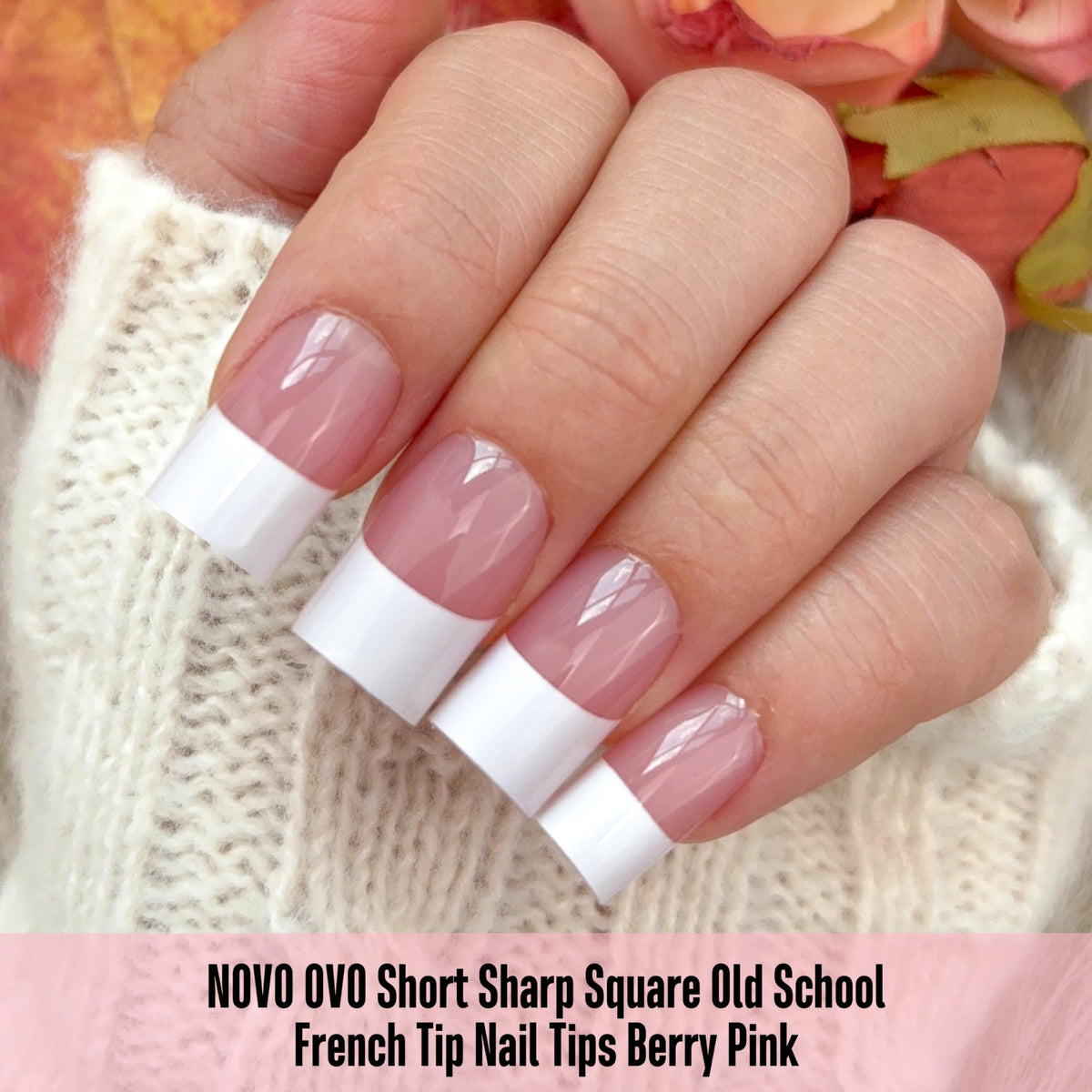 Détails des ongles press-on NOVO OVO BERRY PINK