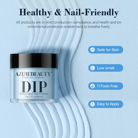 Détails des outils du kit de poudre à ongles AZUREBEAUTY