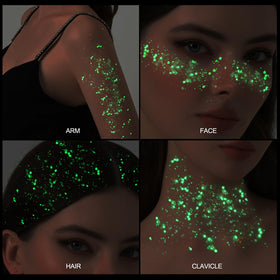 Détails des paillettes dans le gel pailleté Teenitor