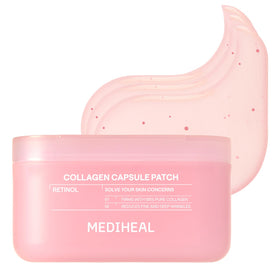 Détails des patchs Mediheal montrant leur texture et forme