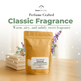 Détails des perles parfumées de patchouli Roses Natural