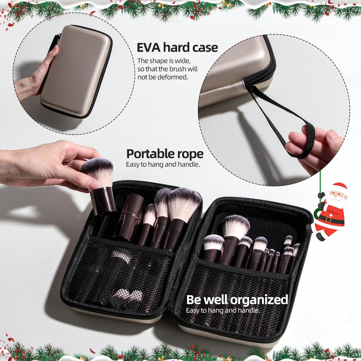 Détails des pinceaux de maquillage BS-MALL pour le visage