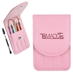 Détails des pinces à épiler TsMADDTs avec étui rose