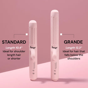 Détails des plaques en titane du styler L'ANGE HAIR