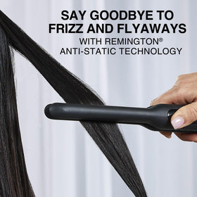 Détails des plaques en titane et céramique du fer à lisser Remington