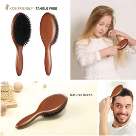 Détails des poils de sanglier de la brosse BESTOOL