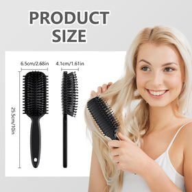 Détails des poils doux de la Brosse à Cheveux HEZ