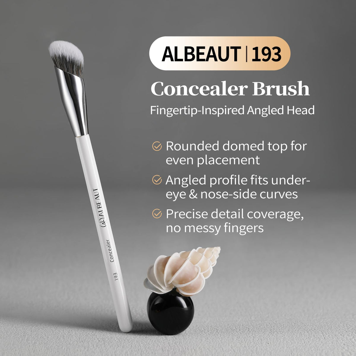 Détails des poils du pinceau correcteur ALBEAUT