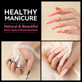 Détails des pointes d'ongles en gel UNA GELLA