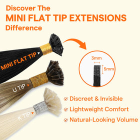Détails des pointes en kératine italienne des extensions