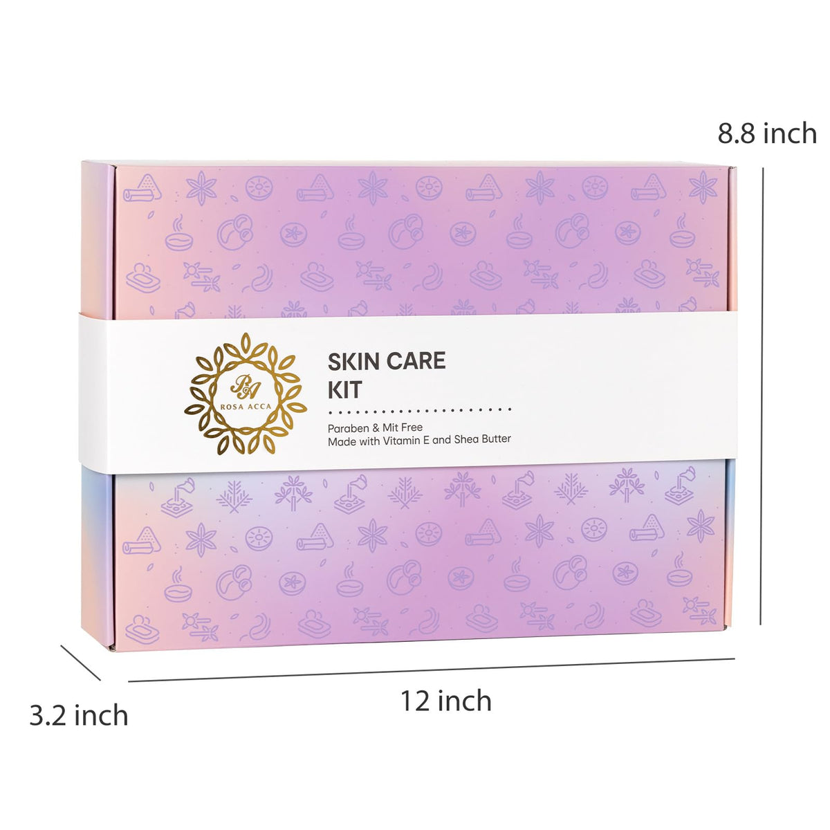 Détails des produits de soins du coffret