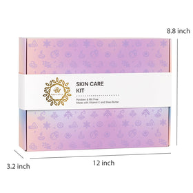Détails des produits de soins du coffret