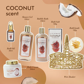 Détails des produits du coffret spa LILY ROY