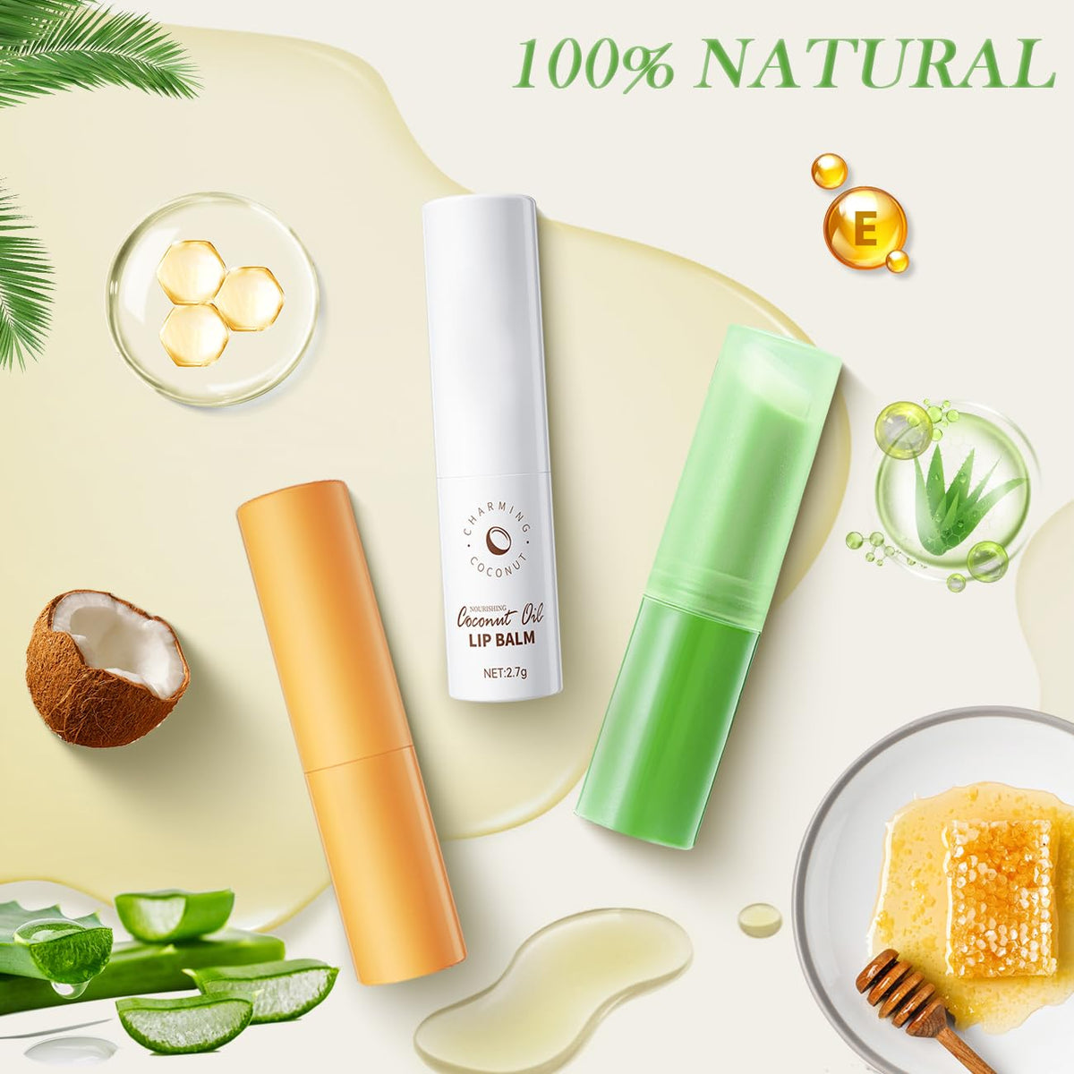 Détails des sachets en organza blancs du set SUPERSUN