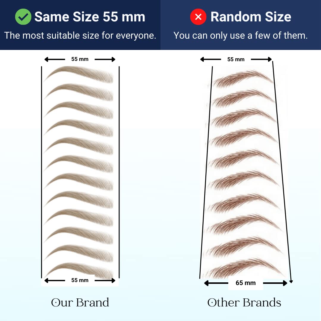 Détails des stickers sourcils waterproof Bliss and Beyond