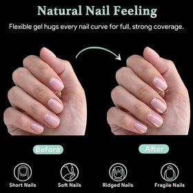 Détails des tailles des tips d'ongles LEYKOSH