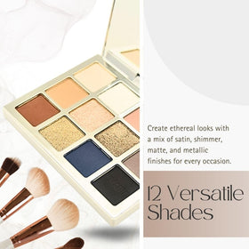 Détails des teintes neutres de la Palette BY MARIO Moonlight